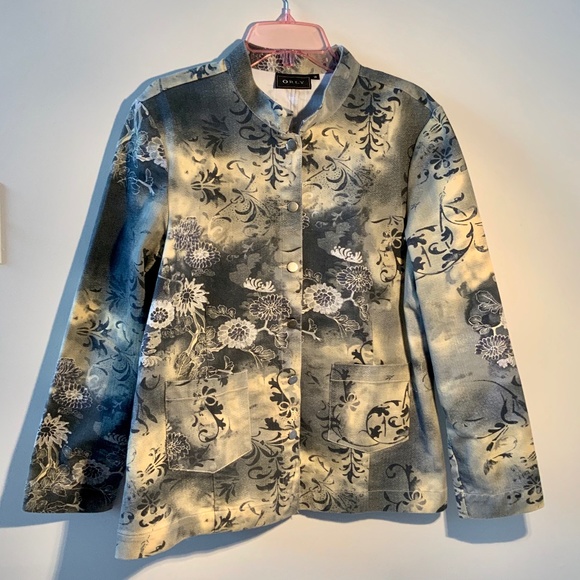 Orly Jackets & Blazers - Orly - Jean like jacket with yellow details